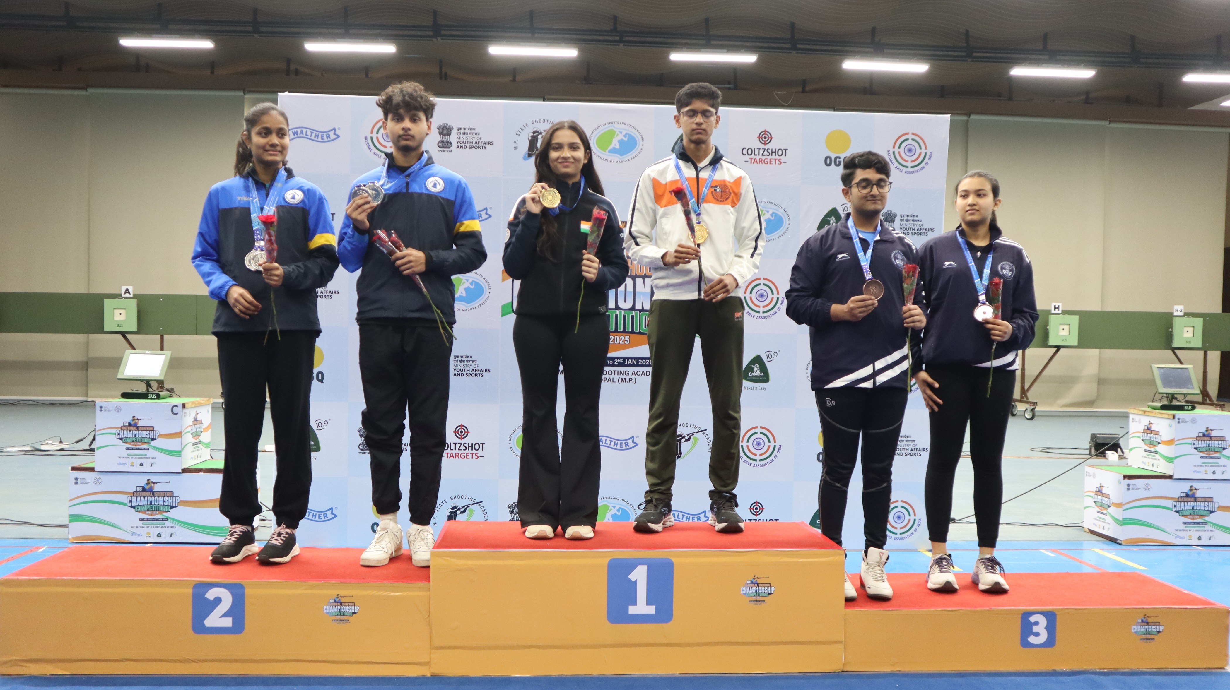 Ramita Jindal and Himanshu Dhillon claim 10m air rifle mixed team gold at NSCC